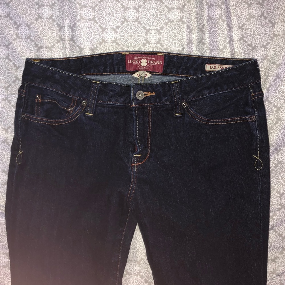 Men’s blue jeans, Lucky Brand